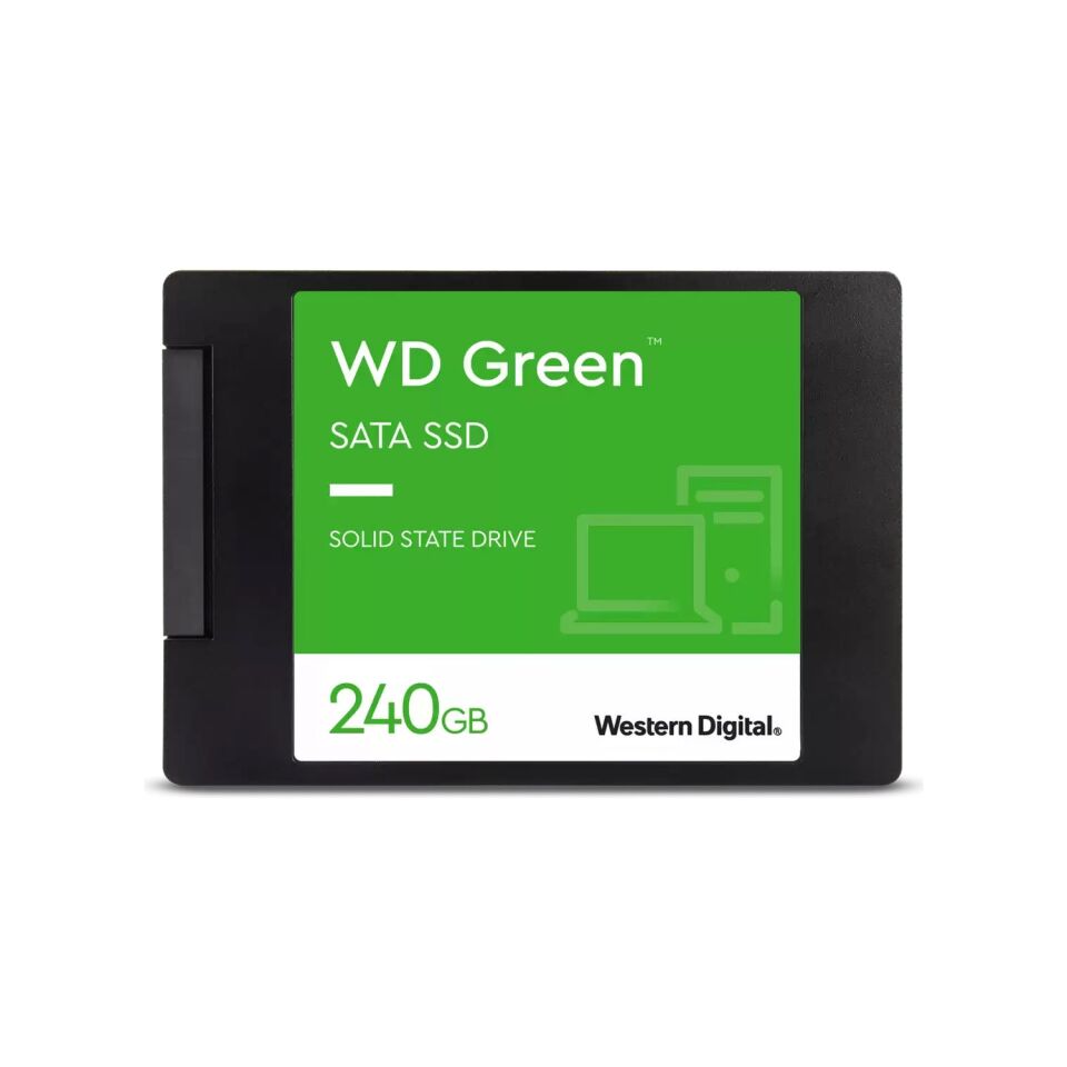 WD 240 GB GREEN 2.5 inc SATA3 SSD 545MB/465MB/S 3DNAND WDS240G3G0A