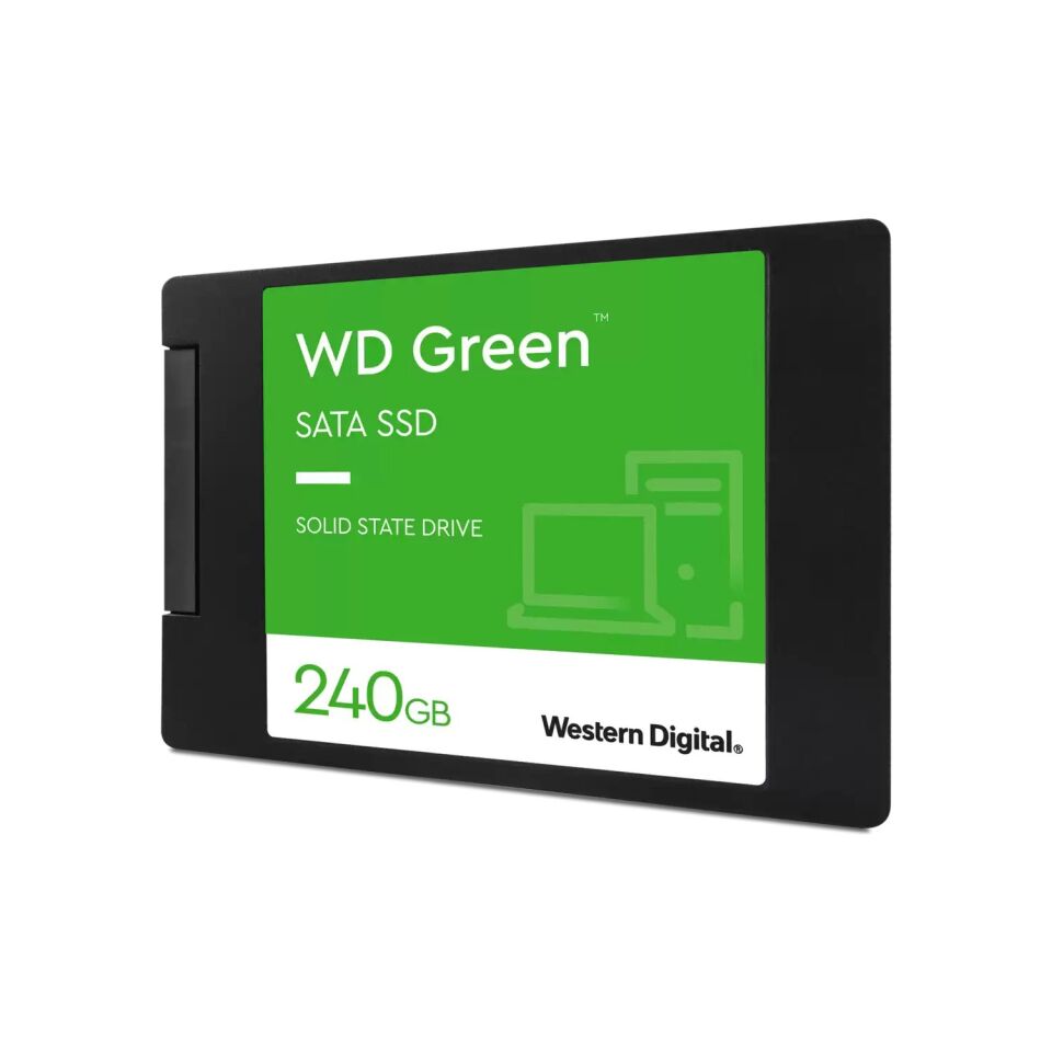 WD 240 GB GREEN 2.5 inc SATA3 SSD 545MB/465MB/S 3DNAND WDS240G3G0A