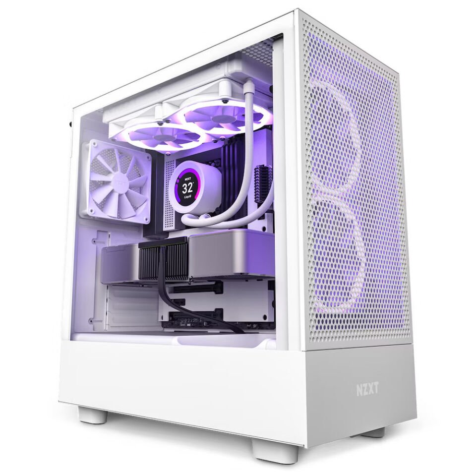 NZXT CC-H51FW-01 H5 Flow Edition Mid Tower Beyaz Kasa