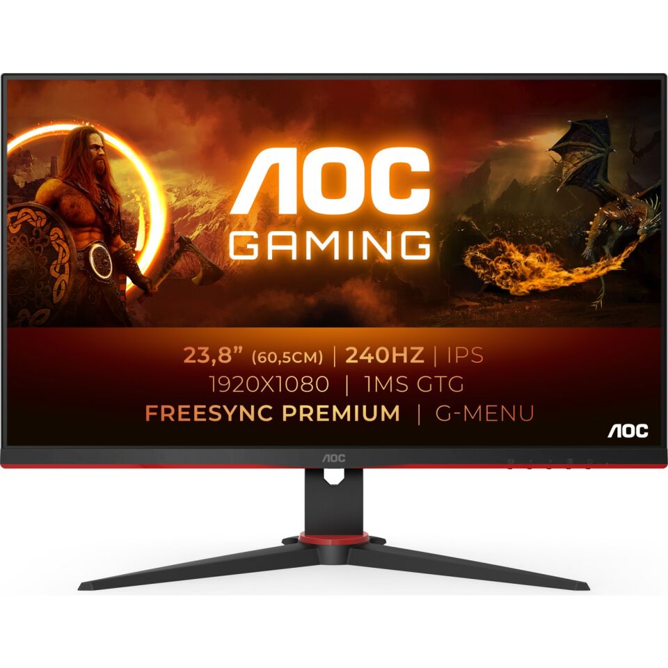 AOC 24G2ZE 23.8 inc 240Hz 0.5ms FreeSync Premium FHD IPS Monitör(Ölü Pixel)