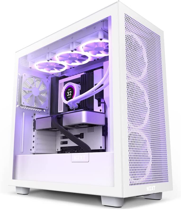 NZXT CM-H71FW-01 H Series H710i v1 2022 Flow Edition ATX Mid Tower Beyaz