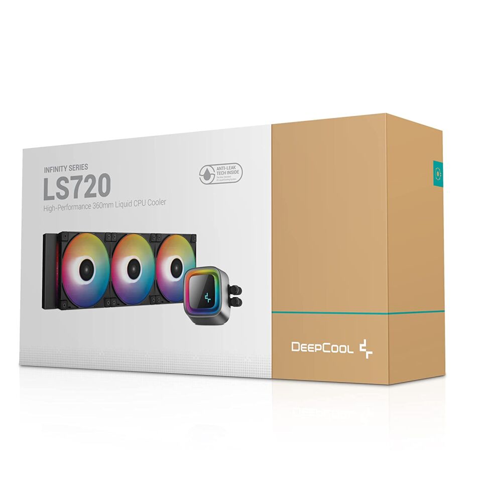 DeepCool LS720 RGB 360mm Intel(1700p)-AMD Uyumlu Sıvı Soğutucu