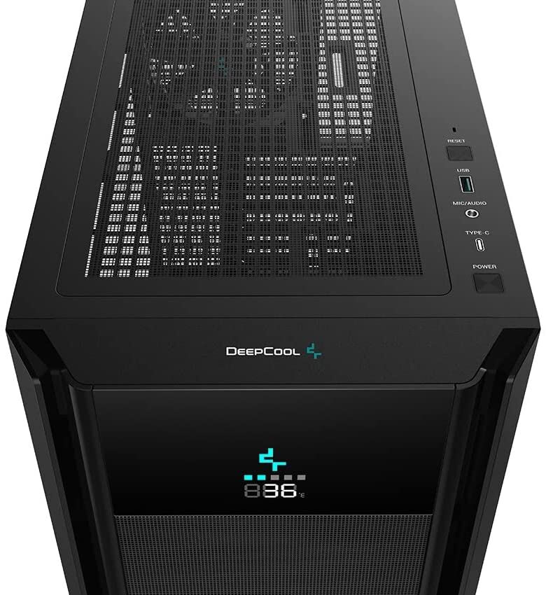 DeepCool CH510 MESH DIGITAL Mid-Tower ATX Gaming Kasa Siyah
