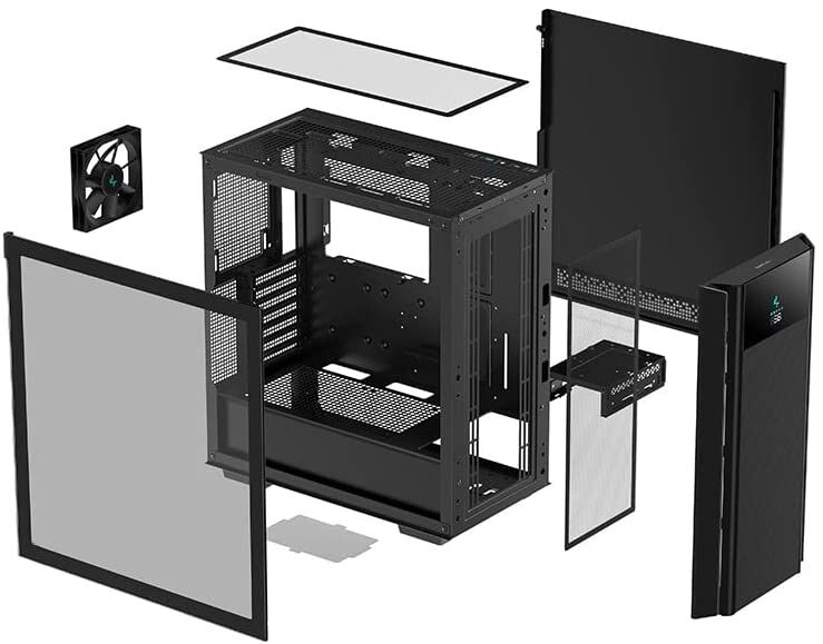 DeepCool CH510 MESH DIGITAL Mid-Tower ATX Gaming Kasa Siyah