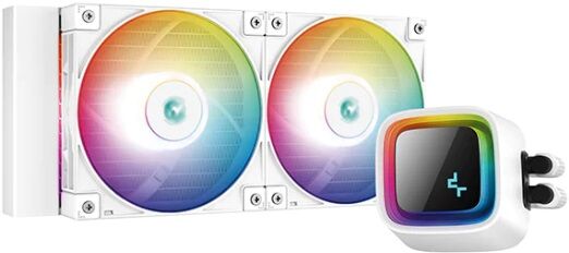 DeepCool LS520 WH RGB 240mm Intel(1700p)-AMD Uyumlu Beyaz Sıvı Soğutucu