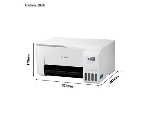 Epson EcoTank L3256 Renkli Tanklı Yazıcı Baskı-Tarama- Kopya - (USB, WiFi, Wi-Fi Direct)