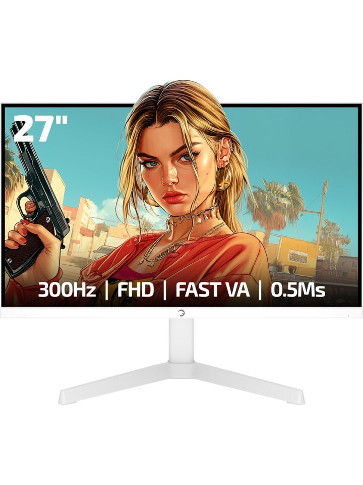Gamepower Rapid V90 27'' 0.5 ms Full HD Pivot 300 Hz Oyuncu Monitörü