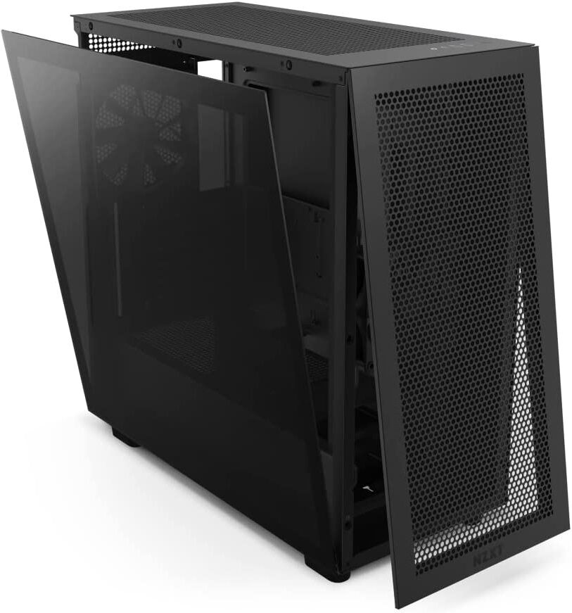 NZXT CM-H71FB-01 H7 Flow Black Tempered Glass RGB USB 3.2 ATX Mid Tower Kasa