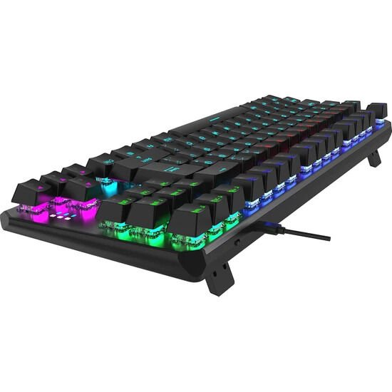 Gamepower Overlord 60M Mekanik Mavi Switch Türkçe Q 88 Tuş USB Gaming Klavye