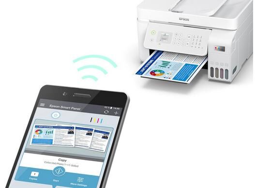 Epson L5296 Mfp Yazıcı-Tar-Fot-Fax Wi-Fi Renkli Tanklı Beyaz Yazıcı