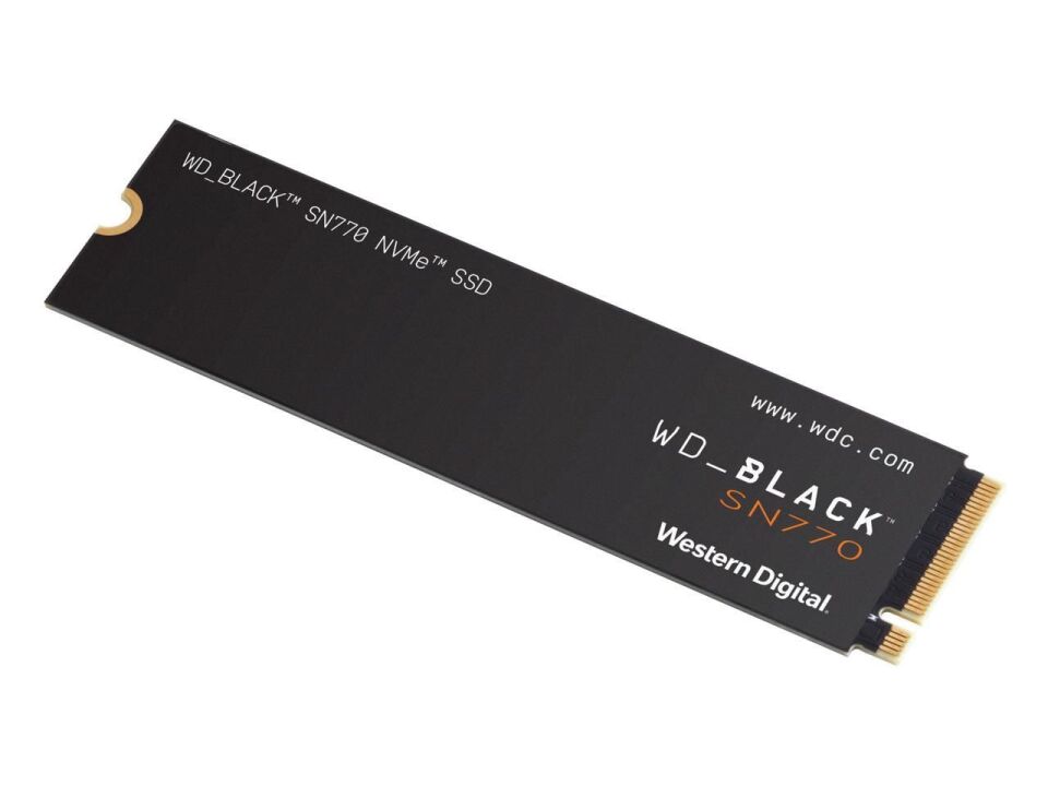 Wd 500GB Black SN770 WDS500G3X0E 5000/4000MB/S M.2 2280 Gaming Nvme SSD Disk