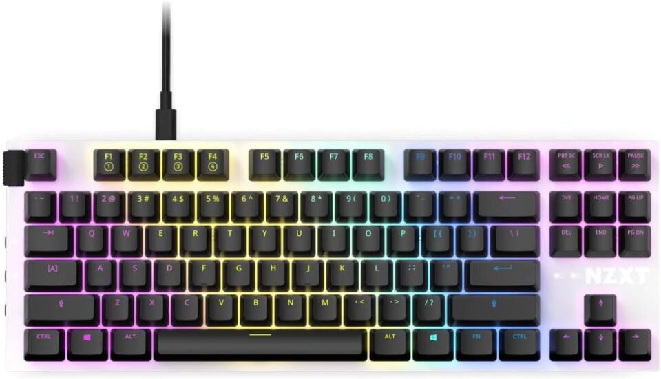 NZXT Function Tenkeyless KB-1TKUK-WR Red Switch Mekanik Oyuncu Klavyesi