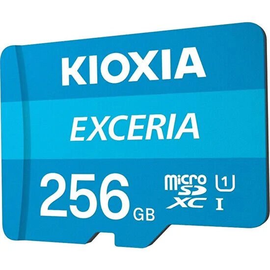 Kioxia 256GB Exceria Micro SDXC UHS-1 C10 100MB/sn Hafıza Kartı LMEX1L256GG2