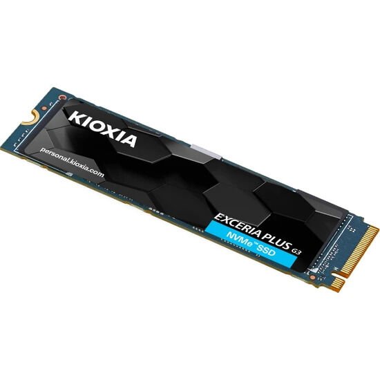 KIOXIA PCIe M2 1TB EXCERIA PLUS G3 NVMe 3D 5000MB-3900MB/sn SSD LSD10Z001TG8