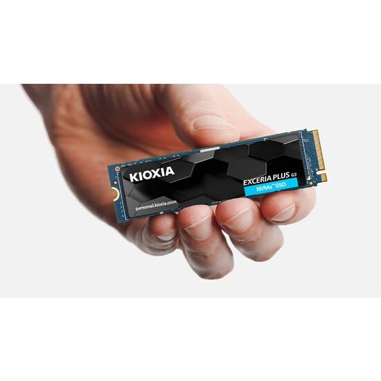 KIOXIA PCIe M2 1TB EXCERIA PLUS G3 NVMe 3D 5000MB-3900MB/sn SSD LSD10Z001TG8