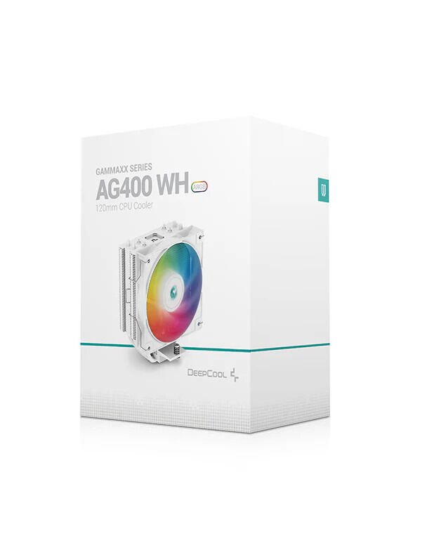 DeepCool AG400 WH ARGB 120 mm Intel-AMD Uyumlu Siyah Hava Soğutucu