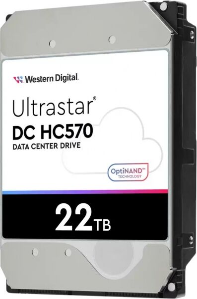 Wd Ultrastar 3.5 inc 22TB 7200RPM 512MB HC570 0F48155 WUH722222ALE6L4 Sabit Disk(5 Yıl Garantili)