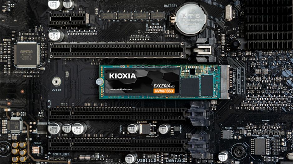 Kioxia 500GB Exceria G2 NVMe 2100MB/1700MB M.2 2280 LRC20Z500GG8 Ssd Disk
