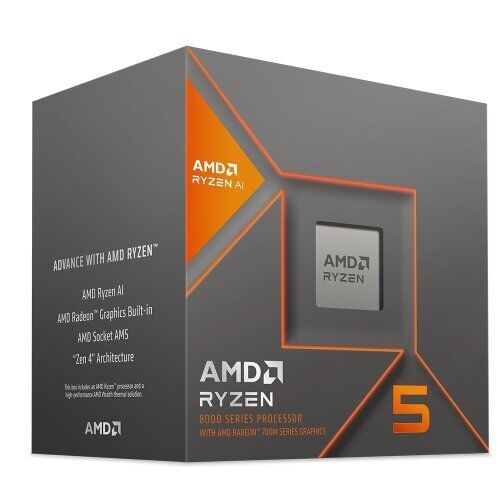 AMD Ryzen 5 8600G 4.3GHz (Max. 5.0GHz) 6 Çekirdek 16MB Önbellek Soket AM5 İşlemci