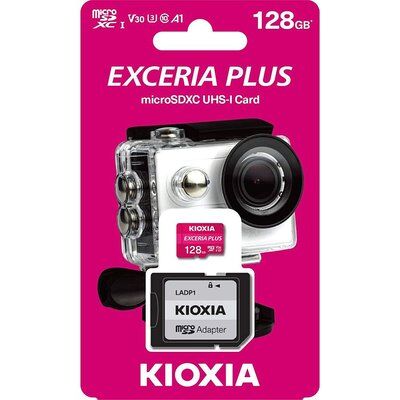 Kioxia 128GB Micro Sd Exceria Plus Hafıza Kartı Class10 Sdxc Uhs-ı U3 LMPL1M128GG2