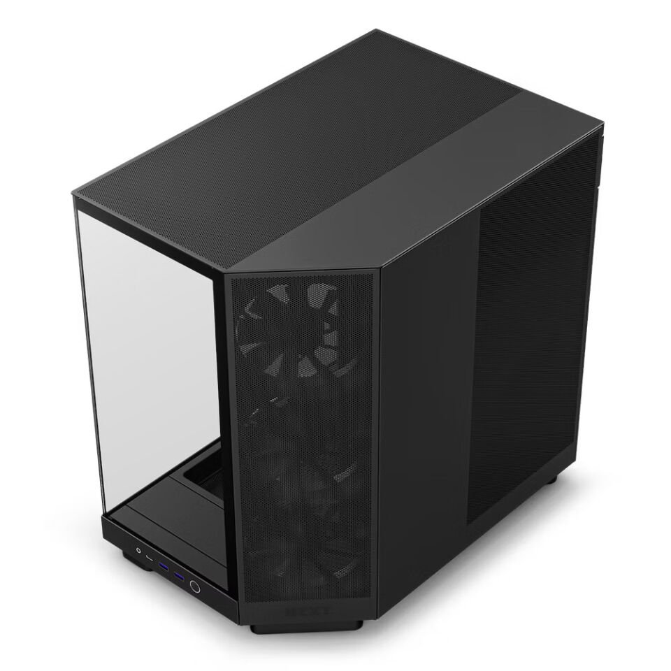 NZXT H Series H6 Flow 3X120mm (ATX, Micro-ATX, Mini-ITX) CC-H61FB-01 Siyah ATX Oyuncu Kasası