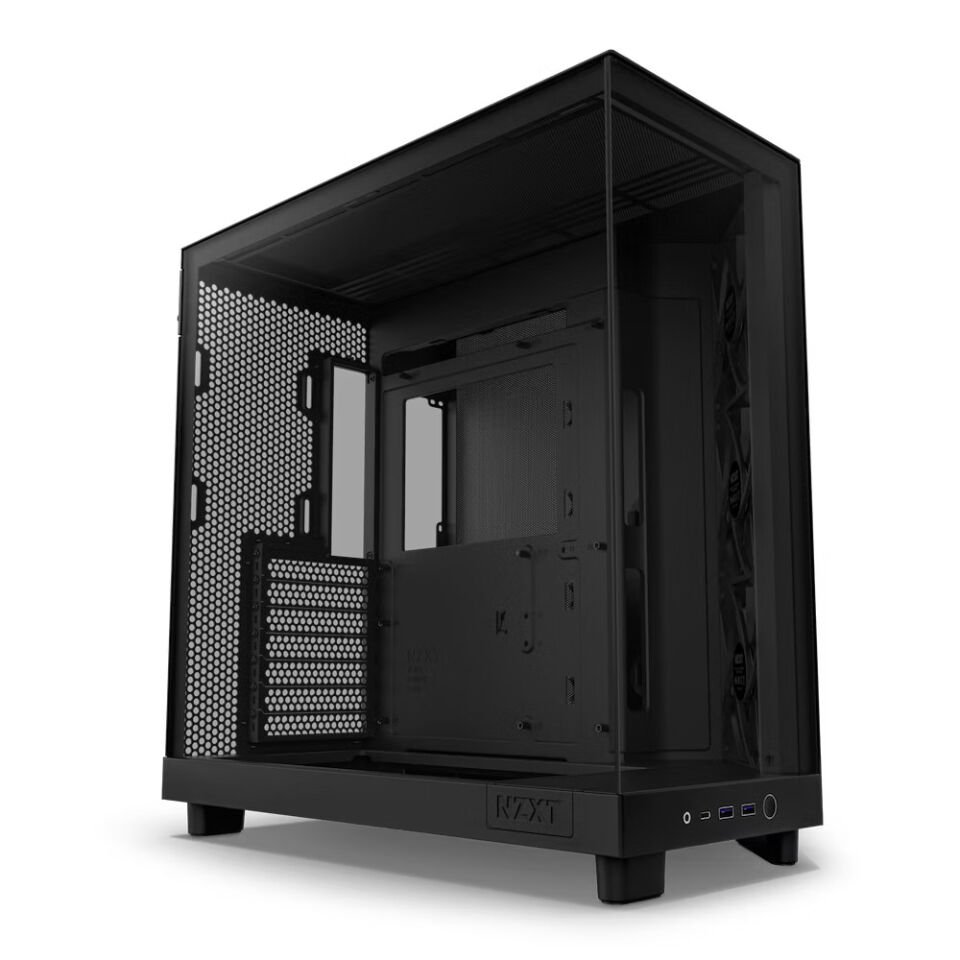 NZXT H Series H6 Flow 3X120mm (ATX, Micro-ATX, Mini-ITX) CC-H61FB-01 Siyah ATX Oyuncu Kasası