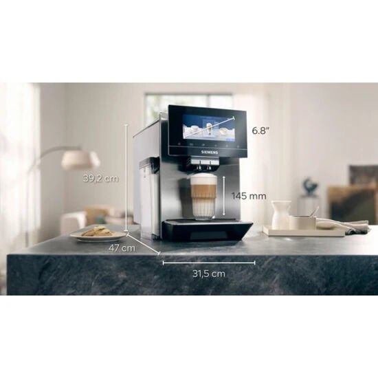 Siemens Tq905r03 Eq.900 Paslanmaz Çelik Home Connect Tam Otomatik Kahve Makinesi