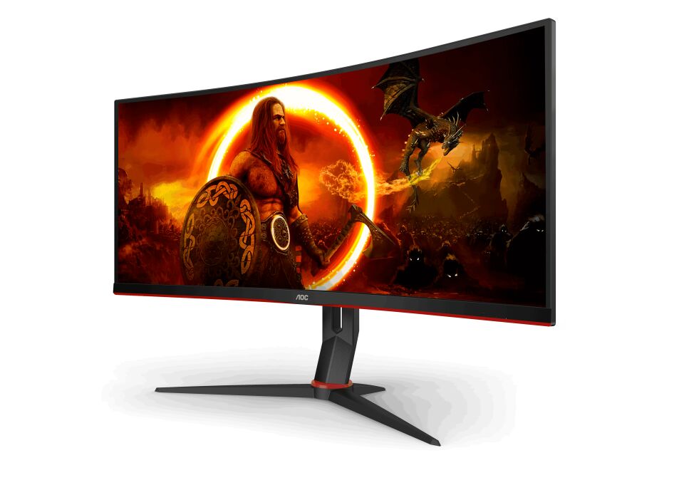 AOC 34 inc CU34G2XP/BK 1ms 180Hz FreeSync Premium WQHD VA Curved Gaming Monitör