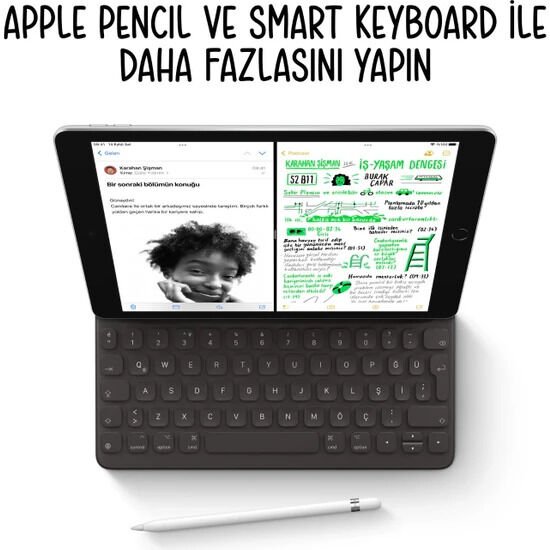 Apple iPad 9. Nesil Wi-Fi + Cellular 64 GB 10.2'' MK493TU/A Gümüş Tablet