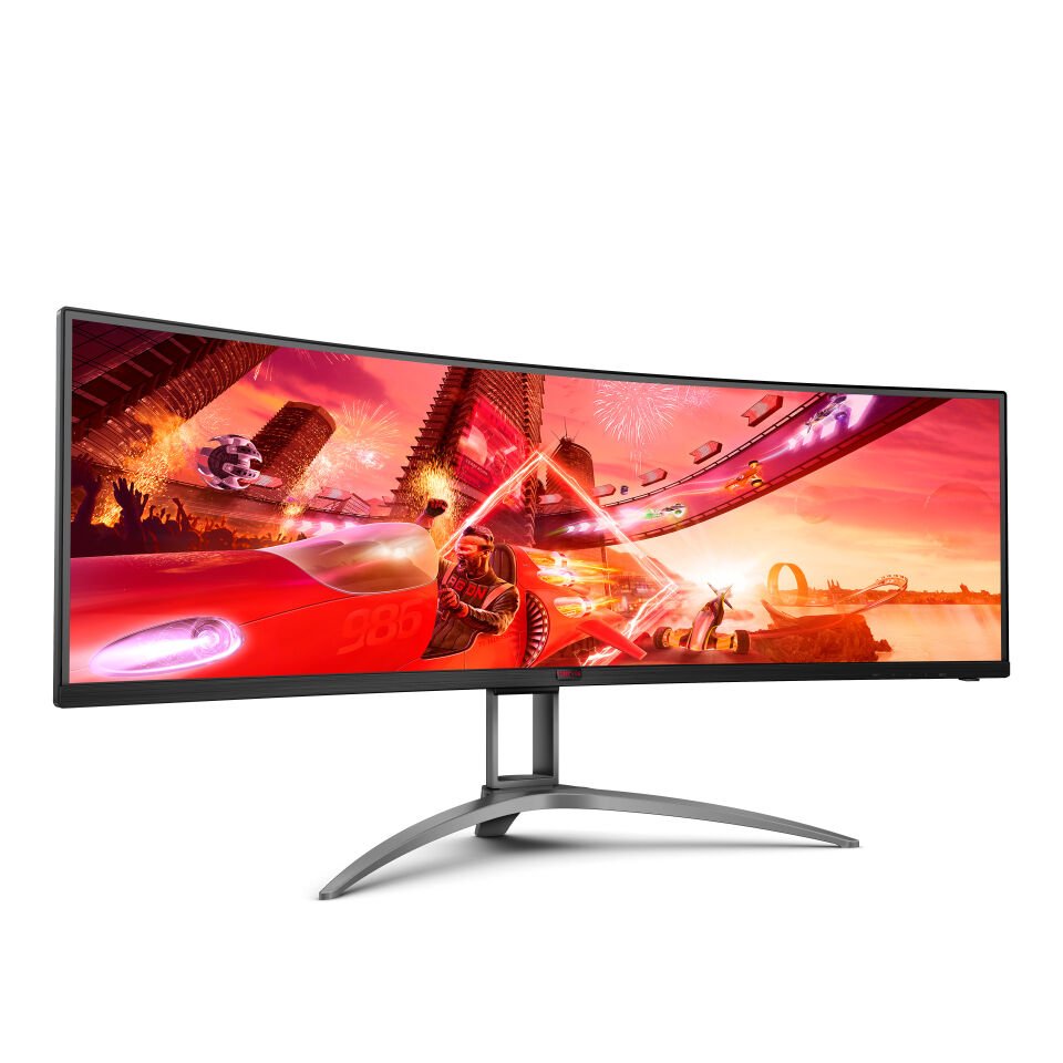AOC  48.8” AG493UCX2 1MS 165HZ 2K Freesync Premium Pro Curved Oyuncu Monitörü (Ölü Pixel)
