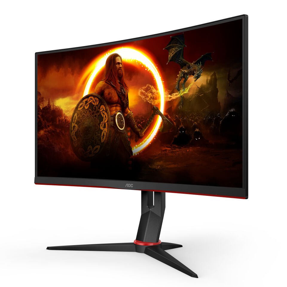 AOC 27'' CQ27G2S/BK 1MS 165HZ QHD Adaptive Sync HDR10 Curved Oyuncu Monitörü