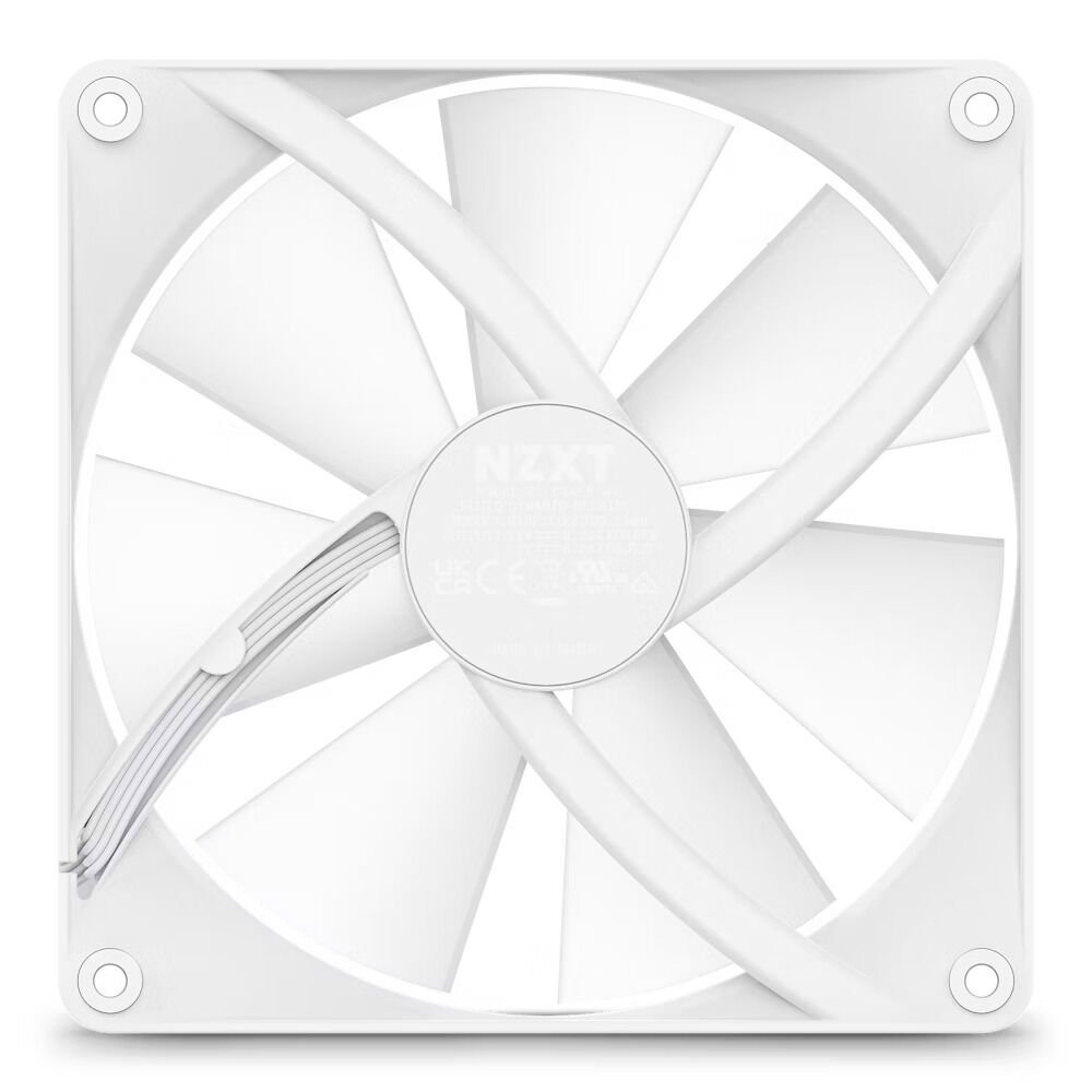 NZXT F140 RGB Core Beyaz 140 mm Fan RF-C14SF-W1 (Tekli Fan)