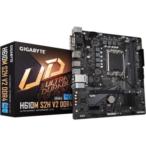 Gigabyte H610M S2H V2 Intel H610 3200 MHz DDR4 Soket 1700 mATX Anakart