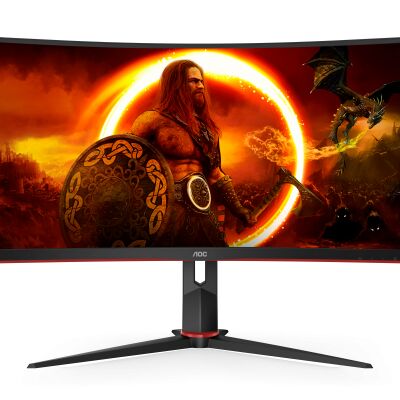 AOC  34 inc CU34G2XP/BK 1ms 180Hz FreeSync Premium WQHD VA Curved Gaming Monitör (Ölü Pixel)