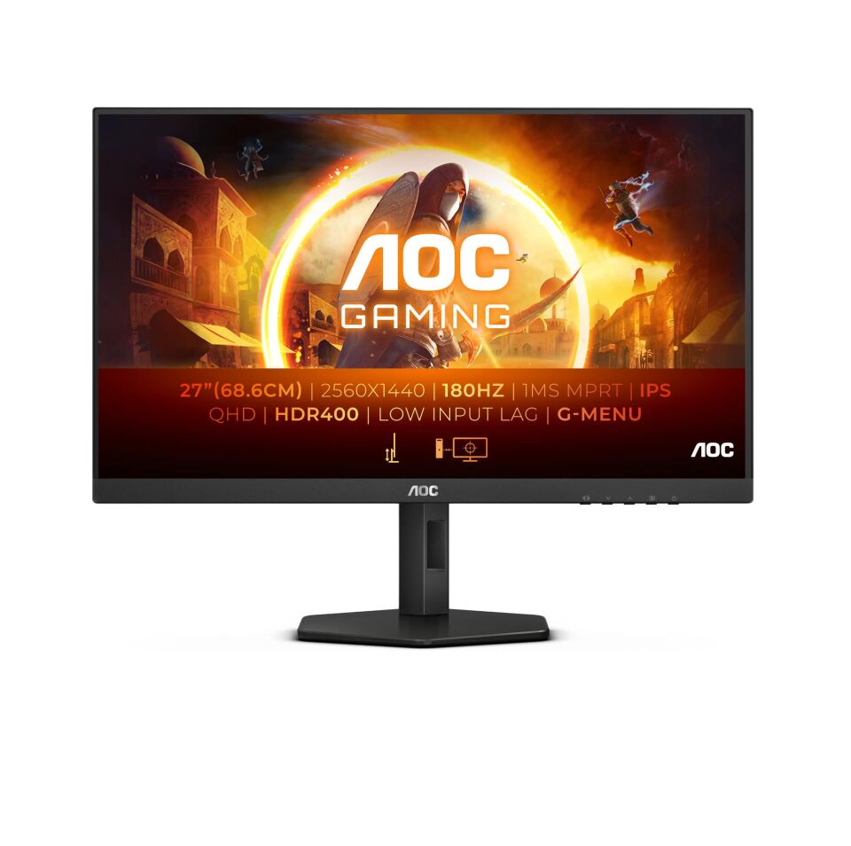 AOC Q27G4X 27'' 180Hz 0,5ms QHD Adaptive Sync HDR400 IPS Oyuncu Monitörü (Ölü Pixel)