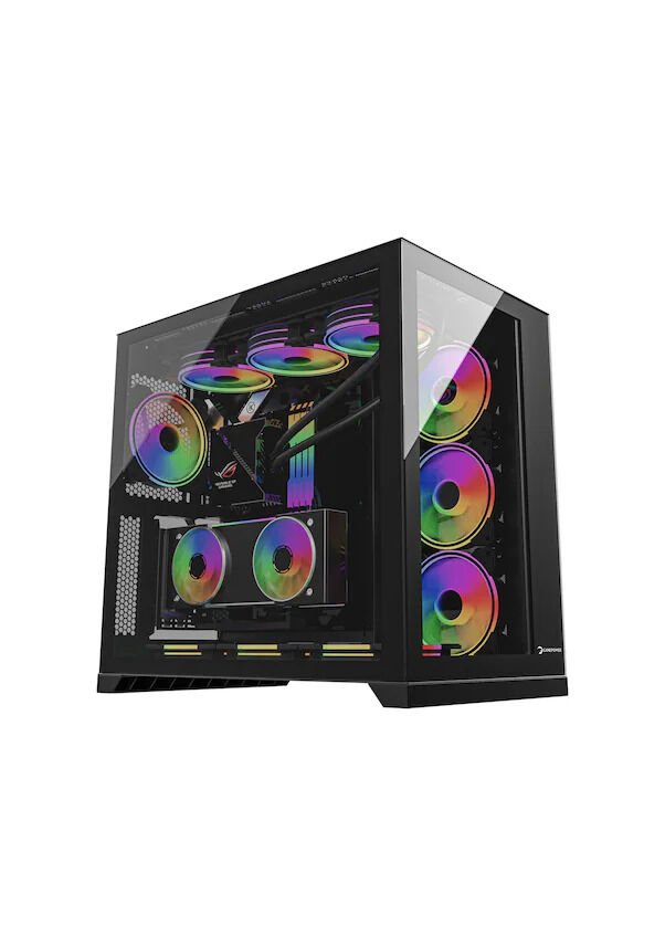 Gamepower Warcry Evo 6x120 MM ARGB Fanlı Mid ATX Oyuncu Bilgisayar Kasası