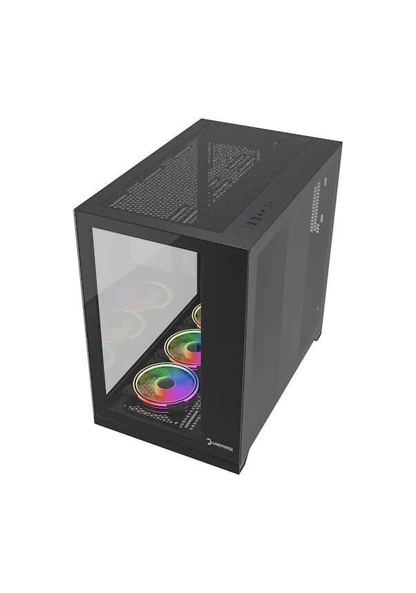 Gamepower Warcry Evo 6x120 MM ARGB Fanlı Mid ATX Oyuncu Bilgisayar Kasası