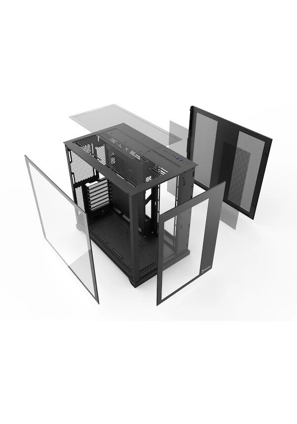 Gamepower Warcry Evo 6x120 MM ARGB Fanlı Mid ATX Oyuncu Bilgisayar Kasası