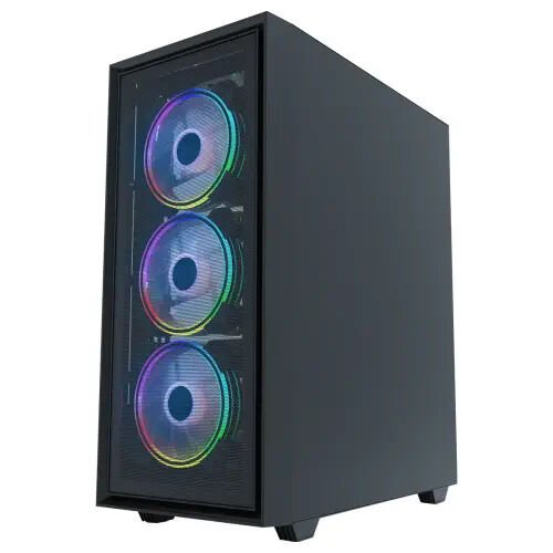 GamePower Manta 4*120mm A-RGB Fan Gaming Siyah mATX Kasa