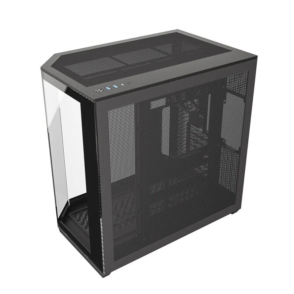 GamePower WarCry Edge 1x Black Fan Type-C Siyah Gaming Kasa