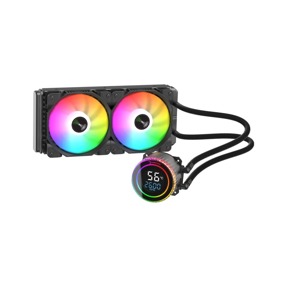 GamePower Skadi Round 240 ARGB 240mm Sıvı İşlemci Soğutucu AM5 ve LGA1700 Uyumlu