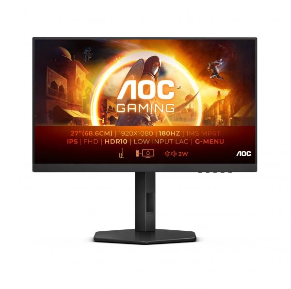 AOC 23.8'' 24G4X 180Hz 0.5ms Adaptive Sync Pivot IPS Gaming Monitör