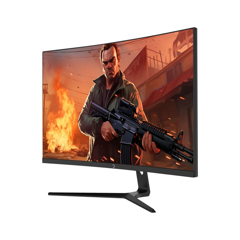 GamePower Vivid T50 27″ 1500R Curved RGB 200Hz 0.5ms FHD 2x2W Speaker VA Siyah Gaming Monitör (Sıfır Ölü Piksel Garantili)