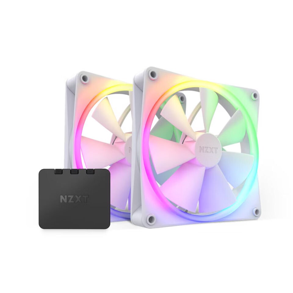 NZXT F140 RGB White 140 mm Fan ( 2li Set) RF-R14DF-W1