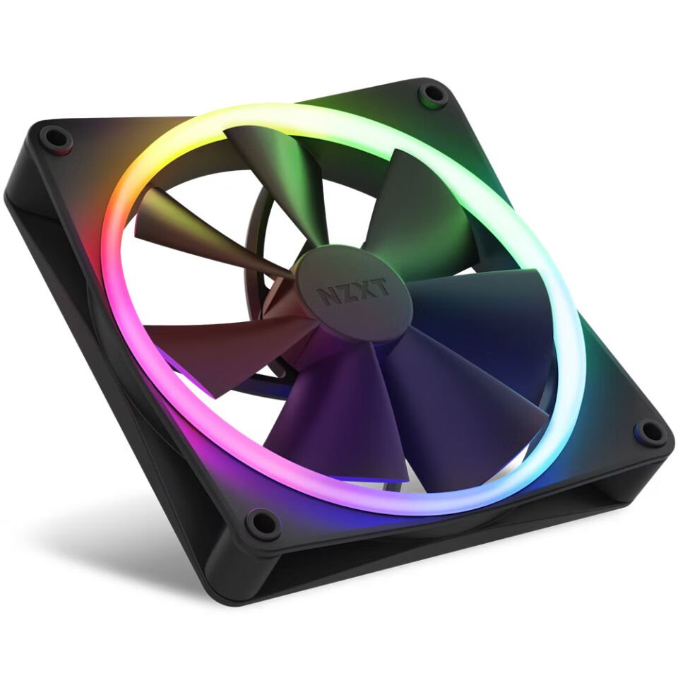 NZXT F140 RGB Siyah 140 mm Fan (2 li Set) RF-R14DF-B1