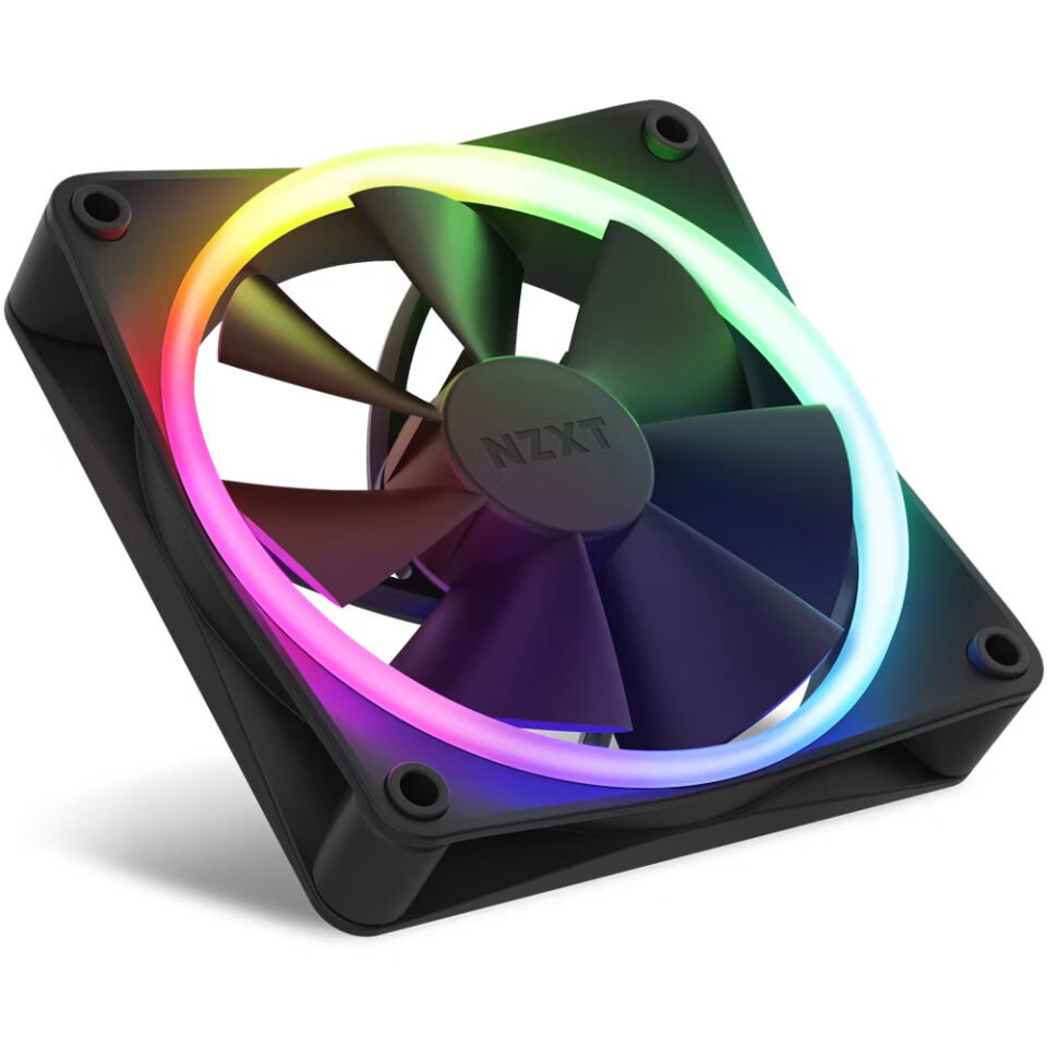 NZXT F120 RGB Siyah 120 mm Fan (3 lü Set) RF-R12TF-B1