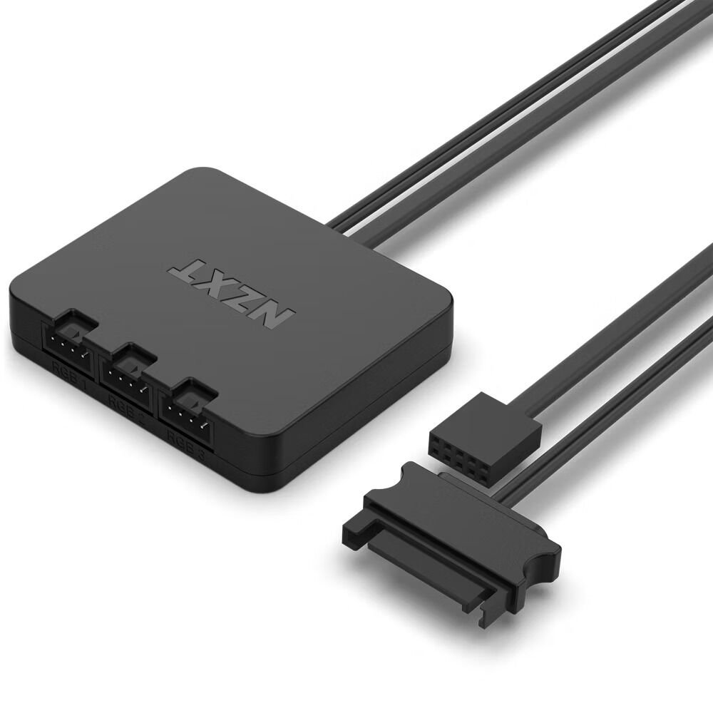 NZXT F120 RGB Beyaz 120 mm Fan (3 lü Set) RF-R12TF-W1