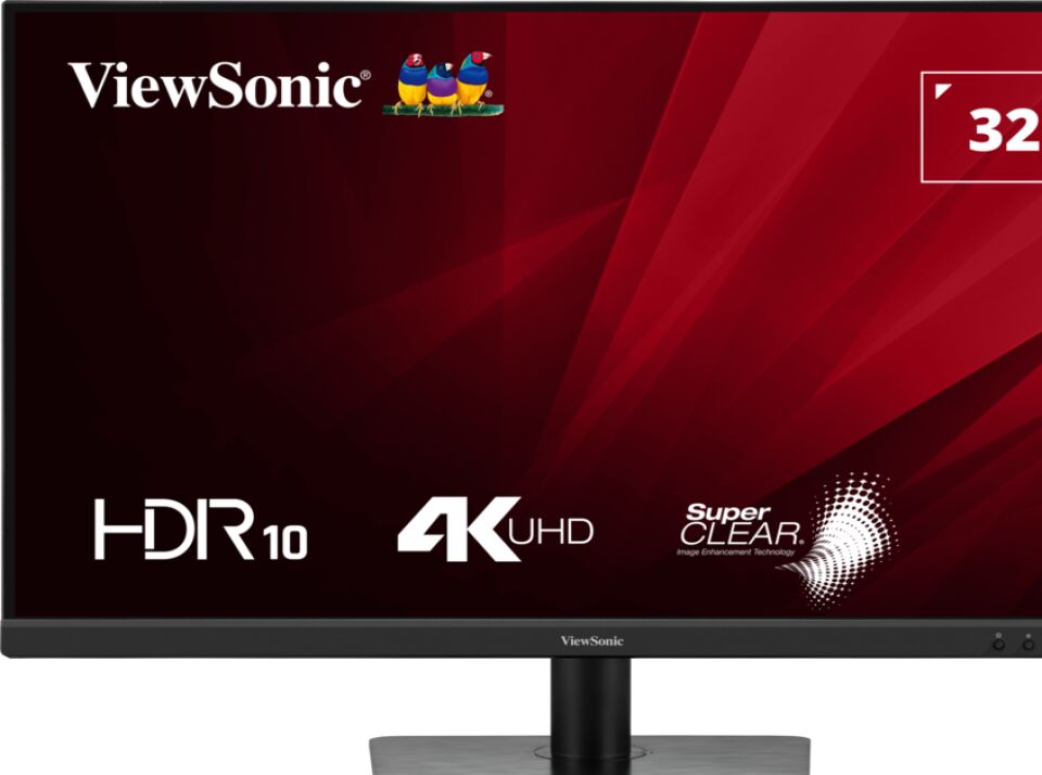 ViewSonic 32” VA3208-4K-HD 4Ms 60Hz UHD VA Panel 4K Monitor