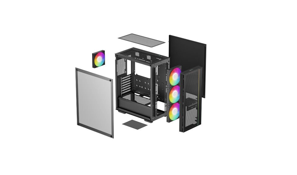 DeepCool MATREXX 55 MESH V4 C 4 ARGB Fanlı ATX Siyah Gaming Kasa