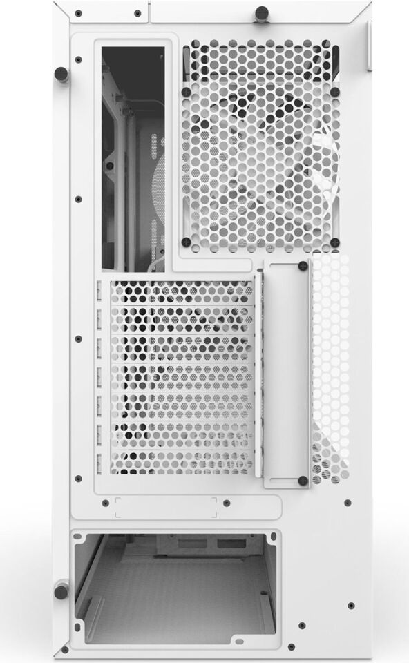 NZXT H5 Flow 2024 CC-H52FW-01 2 Fanlı ATX Beyaz Bilgisayar Kasası